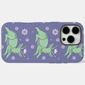 Buitenaardse Herten Folk Art | Whimsical Groen Jon Case-Mate iPhone Case (Achterkant (horizontaal))