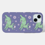Buitenaardse Herten Folk Art | Whimsical Groen Jon Case-Mate iPhone Case (Achterkant (horizontaal))