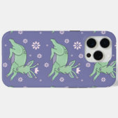 Buitenaardse Herten Folk Art | Whimsical Groen Jon Case-Mate iPhone Case (Achterkant (horizontaal))