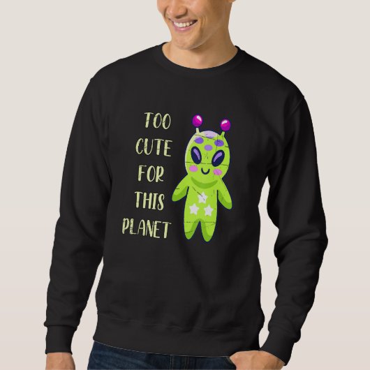Buitenaardse Hoofd Buitenruimte Scifi Alien Trui (Voorkant)