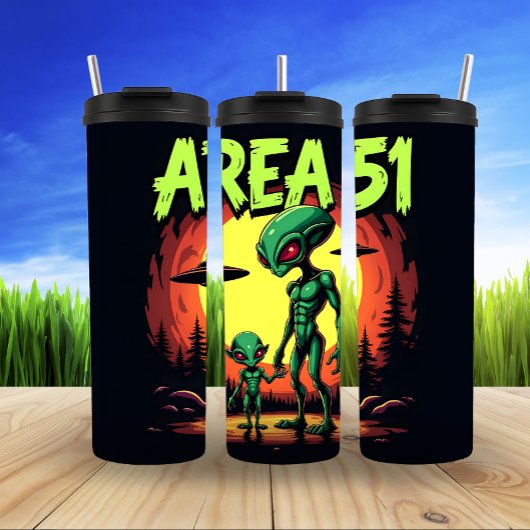 Buitenaardse hotspot: Area 51 Thermosbeker