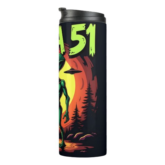 Buitenaardse hotspot: Area 51 Thermosbeker (Geroteerd rechts)