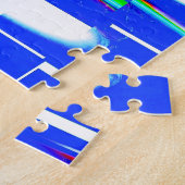 Buitenaardse ijshutkunst legpuzzel (Zijkant)