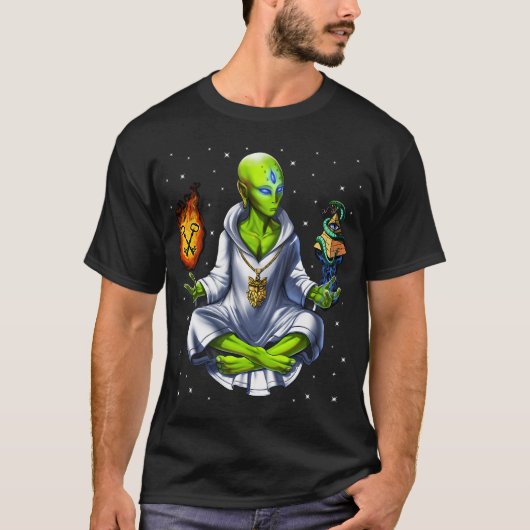 Buitenaardse Illuminati Samenzwering T-shirt (Voorkant)