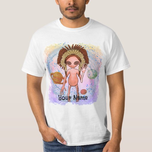 Buitenaardse Indiaan T-shirt (Voorkant)