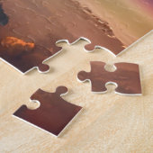 Buitenaardse Indigo hemelgebeurtenis in de kosmos Legpuzzel (Zijkant)