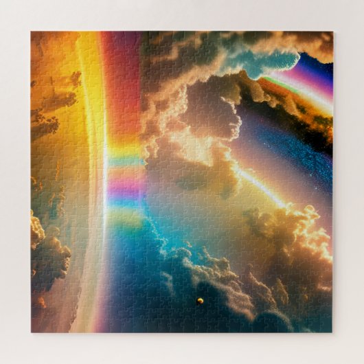 Buitenaardse Indigo hemelgebeurtenis in de kosmos Legpuzzel (Horizontaal)