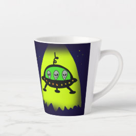 buitenaardse invasie latte mok