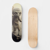 Buitenaardse invasie op wielen persoonlijk skateboard (Voorkant)