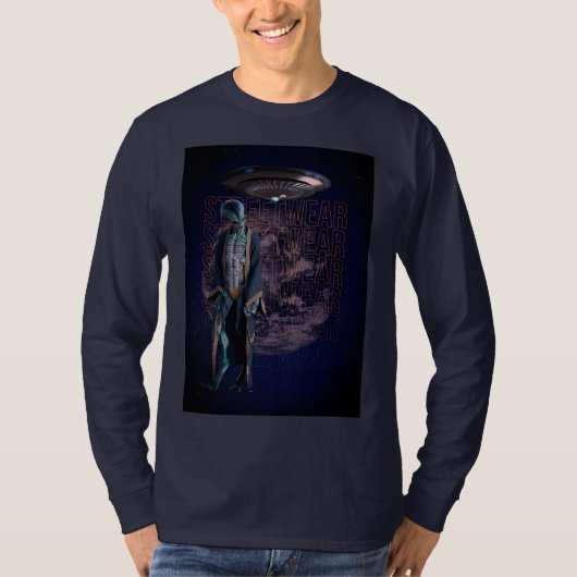 buitenaardse invasie t-shirt (Voorkant)