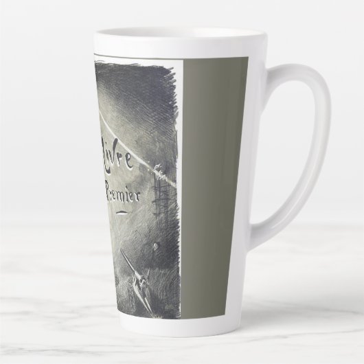  buitenaardse invasie wereldoorlog uffilm latte mok (Rechts)