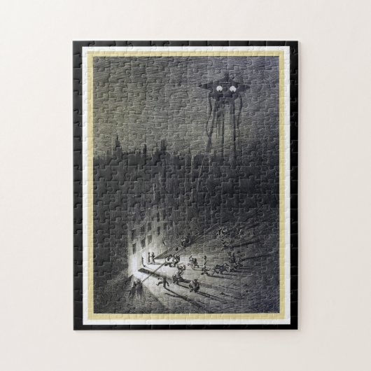  buitenaardse invasie wereldoorlog uffilm legpuzzel (Verticaal)