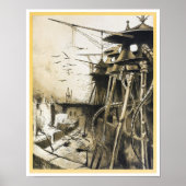  buitenaardse invasie wereldoorlog uffilm poster (Voorkant)