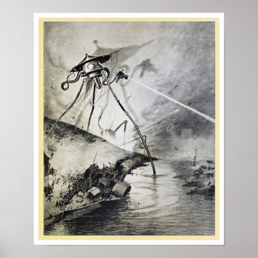 buitenaardse invasie wereldoorlog uffilm poster (Voorkant)