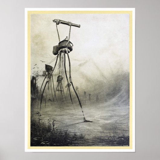 buitenaardse invasie wereldoorlog uffilm poster (Voorkant)