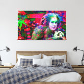 Buitenaardse Jungle Canvas Afdruk (Insitu (Slaapkamer))