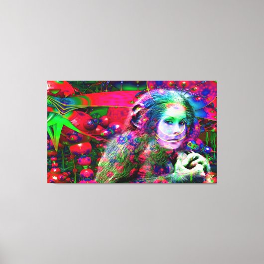 Buitenaardse Jungle Canvas Afdruk (Voorkant)