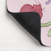 Buitenaardse katten Whimsical ruimtekat Funny Sci- Muismat (Hoek)