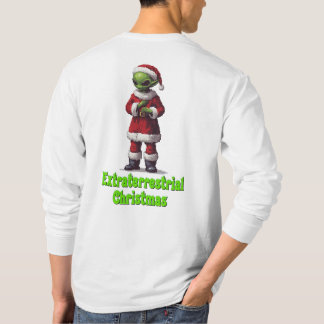 Buitenaardse kerst t-shirt