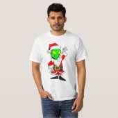 buitenaardse kerstman t-shirt (Voorkant volledig)