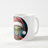 Buitenaardse Kerstmis Koffiemok (Voorkant rechts)