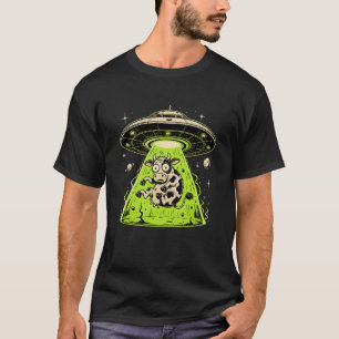 Buitenaardse Koe Ontwapend Weirdcore Surreal T-shirt