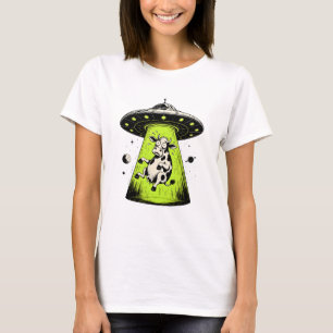Buitenaardse Koe Ontwapend Weirdcore Surreal T-shirt