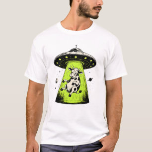 Buitenaardse Koe Ontwapend Weirdcore Surrealisme T-shirt