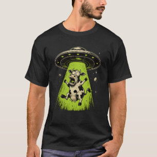 Buitenaardse Koe Ontwrichting Weirdcore Surreal T-shirt