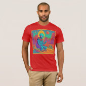 Buitenaardse koelte ontketend t-shirt (Voorkant volledig)