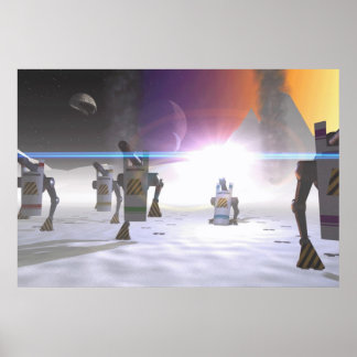 buitenaardse landing poster