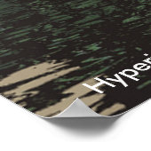 BUITENAARDSE LANDSCHAP /LAGUNE IN HYPERION Sci_Fi Poster (Hoek)