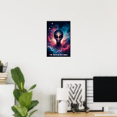 buitenaardse levensvorm poster (Thuiskantoor)