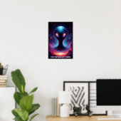  buitenaardse levensvorm poster (Thuiskantoor)
