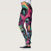 buitenaardse liefde held grappig gelukkig gezond leggings (Links)