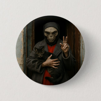 Buitenaardse Liefde Ronde Button 5,7 Cm