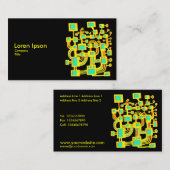 Buitenaardse machine V2 Visitekaartje (Voorkant / Achterkant)