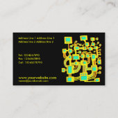 Buitenaardse machine V2 Visitekaartje (Achterkant)