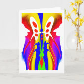 Buitenaardse machinekunst kaart (Gele Bloem)