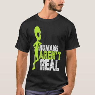 Buitenaardse mensen zijn echte Schattigee ufo T-shirt