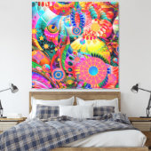 Buitenaardse Natuur Canvas Afdruk (Insitu (Slaapkamer))