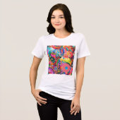 Buitenaardse Natuur Tri-Blend Shirt (Voorkant volledig)