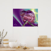 BUITENAARDSE NEREIDE /NIMF VAN WATER,ROZE ZEESCHEL POSTER (Keuken)