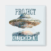 Buitenaardse Ontmoeting Conspiracy UFO Magnet (Voorkant)