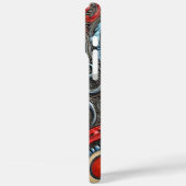 Buitenaardse ontmoeting in een kleurrijke kosmos Case-Mate iPhone case (Achterkant / Links)