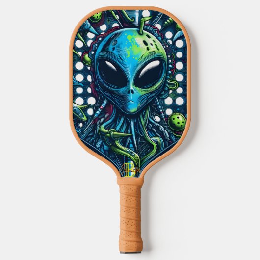 Buitenaardse ontmoeting tussen een array van Obj Pickleball Paddle (Voorkant)