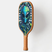 Buitenaardse ontmoeting tussen een array van Obj Pickleball Paddle (Links)