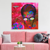 Buitenaardse Ontvoering Canvas Afdruk (Insitu (Woonkamer))