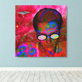 Buitenaardse Ontvoering Canvas Afdruk (Insitu (Houten vloer))