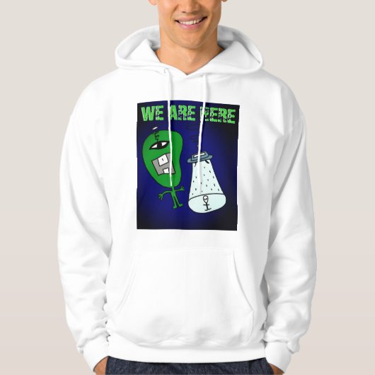 buitenaardse ontvoering hoodie (Voorkant)